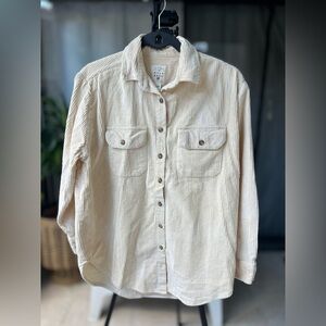 Billabong Cream Corduroy Shirt size S